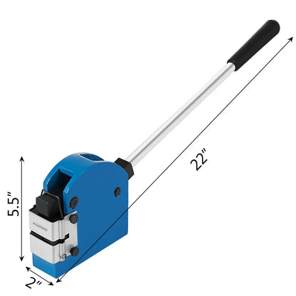 Plaatwerk Shrinker - Brancard Kit Met 2 Kaken - Handmatige Vormbuiging Vormen Machine - 1 Behuizing Samengestelde -  Hendel - QUORE