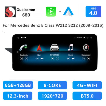 12,3 inch Multimedia Systeem – Auto Radio – Infotainment – Navigatie – Touchscreen – Snapdragon 665 Processor – Android 14 Met Draadloze CarPlay