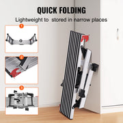 Vevor - Work Platform - Adjustable Work Platform - Folding Step - Load Capacity 660 lbs - Aluminum - for Vehicle Washing