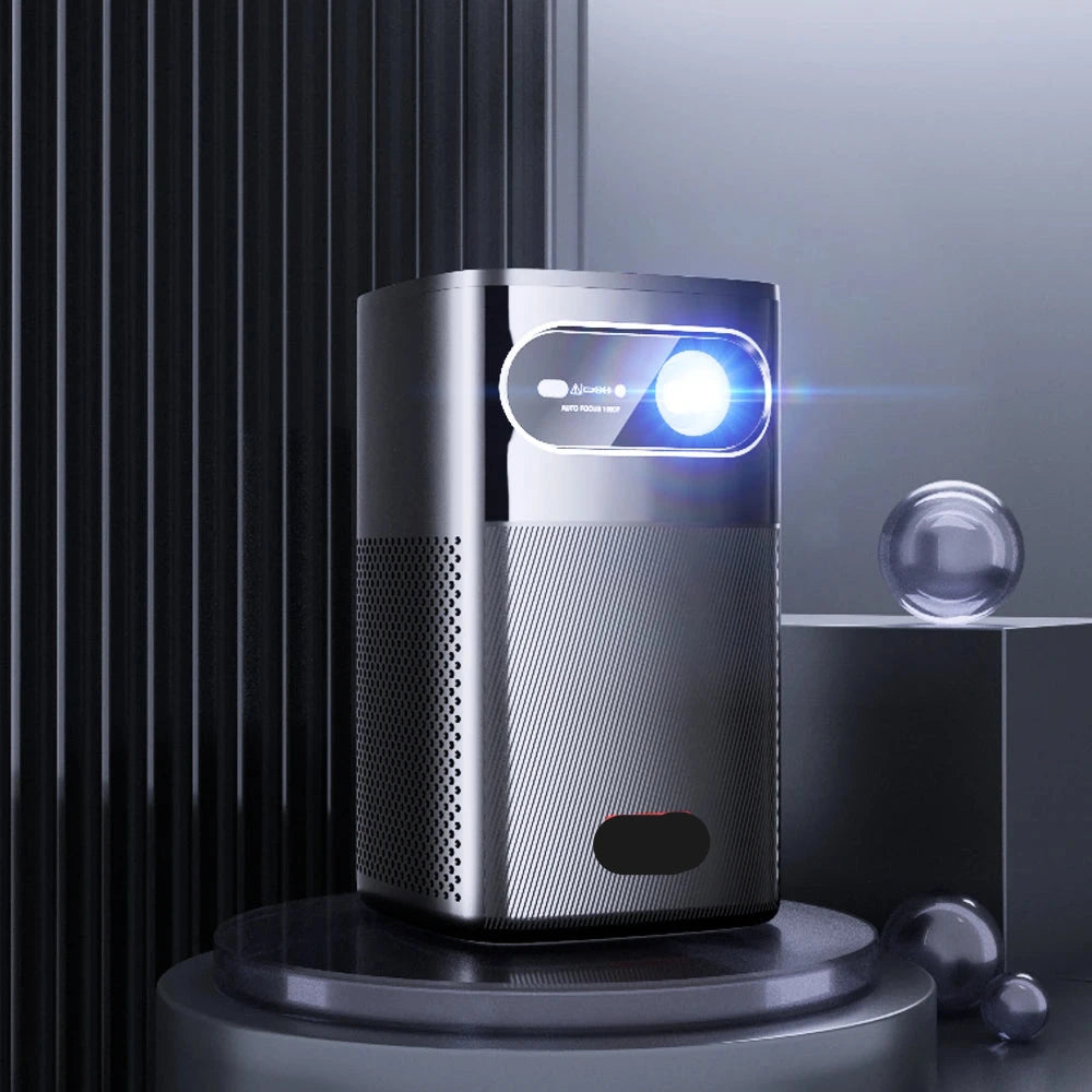 Draagbare Projector – Mini Projector – Beamer – Portable Beamer – Full HD Projector – 1080P Resolutie – 15000mAh Batterij – Draadloos Met WiFi & Bluetooth - QUORE