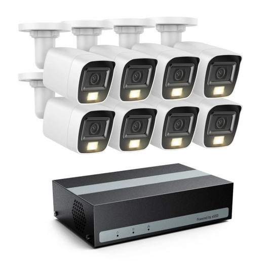 Beveiligingscamera Set 8 Kanaals – Security Camera Systeem – CCTV Camera Set – Camerabewaking – Dome Camera – 5MP Resolutie – Geen Ingebouwde HDD