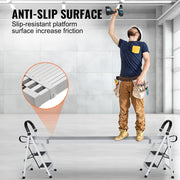 Plank - Steigerplank - Steiger Aluminium Plank - Telescopische Steigerplank - Steigerplank - 8-13 ft - 500lbs Draagvermogen - 12,5 inch Breedte - Aluminium Plank