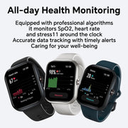 HONOR CHOICE- Smartwatch - Smartwatch Vrouwen - Smartwatch Mannen - Smartwatches - Smartwatch Android - Wereldwijde Versie- De hele dag gezondheidsmonitoring - Wit