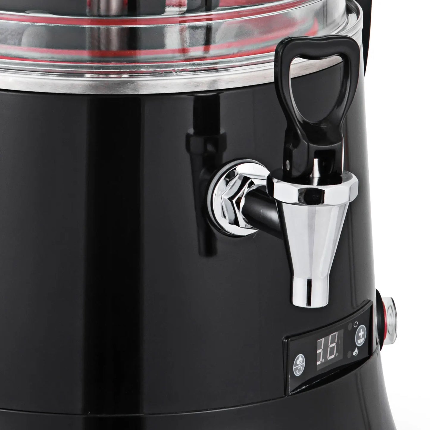 Elektrische Warme Chocolademelk Maker – Warme Drankmachine – Melkverwarmer – Automatische Roerder – 10L Capaciteit – 400W Vermogen - QUORE