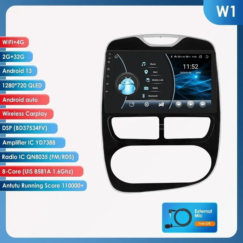 2Din Android Autoradio – Multimedia Speler – Auto Radio – Headunit – Navigatiesysteem – 10,1 Inch Touchscreen – 4G Wifi Bluetooth