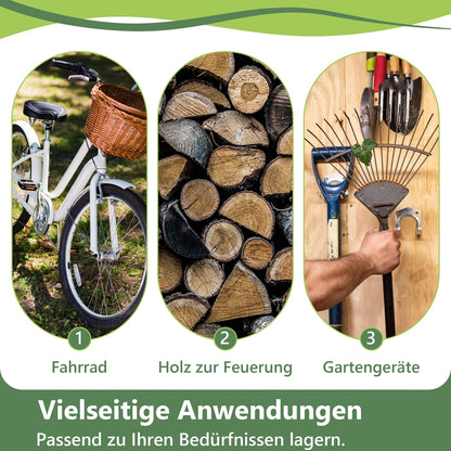 Fietsenstalling – Fietsengarage – Tuinkast – Opslagtent – Gereedschapsopslag – Donkergrijs – Gegalvaniseerd Stalen Frame – Waterbestendig PE Zeil 190x170x200 cm