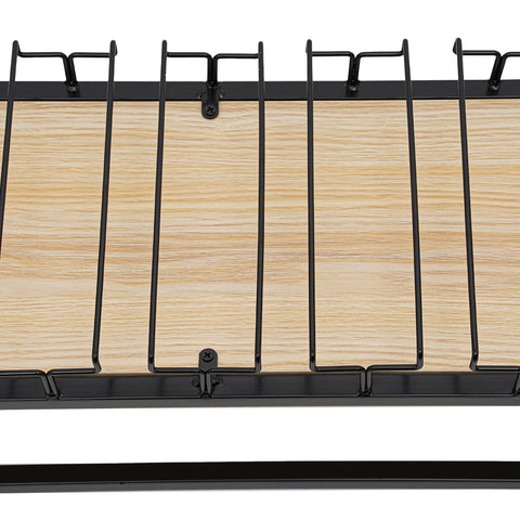 Wine Glass Rack - Hanging Wine Glasses - Hanging Wine Glass Holder - Hanging Wine Glass Rack - 7kg - Black