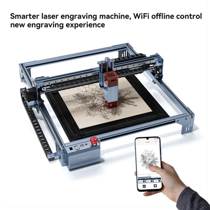 Laser Graveermachine – Laser Graveur – Laser Snijder – Creatieve Laser – Hobby Laser – 400x400 Mm Werkoppervlak – 10-12W Vermogen