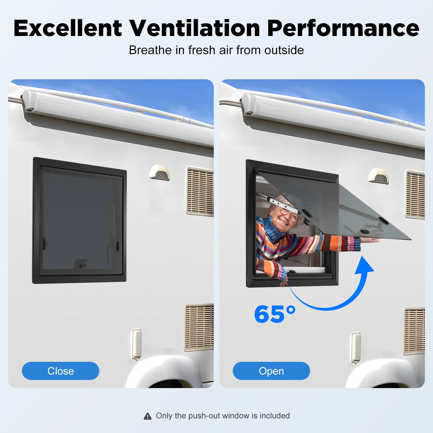 Camperraam – Camper Raam – Caravanraam – Bestelwagenraam – Aluminium Schuifraam – Getemperd Glas – Privacyglas