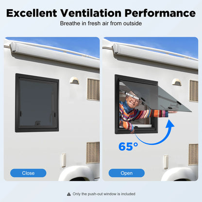 Camperraam – Camper Raam – Caravanraam – Bestelwagenraam – Aluminium Schuifraam – Getemperd Glas – Privacyglas