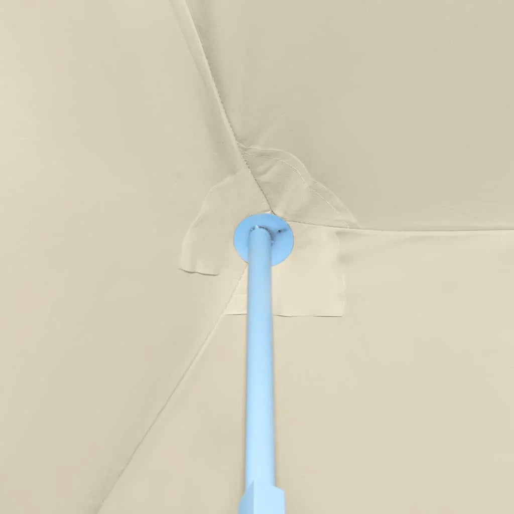 Partytent – Tuinpaviljoen – Ontvangsttent – Opvouwbare Tent – Markt Tent – 3x9 Meter – Waterdicht Oxford Polyester – Staal Frame - Crème