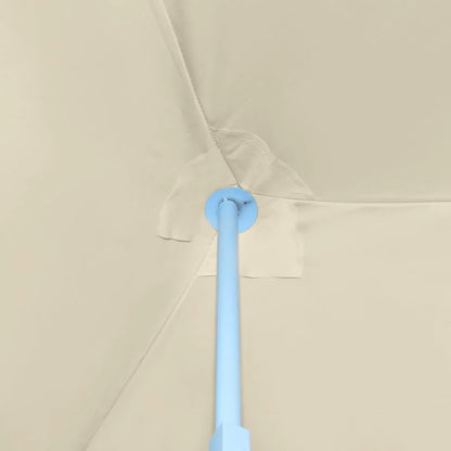 Partytent – Tuinpaviljoen – Ontvangsttent – Opvouwbare Tent – Markt Tent – 3x9 Meter – Waterdicht Oxford Polyester – Staal Frame - Crème
