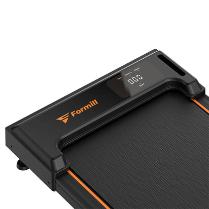 Formill FT-21 Walking Pad Treadmill, Non-slip Running Belt, Shock Absorption, 2.5 HP Motor, 200lbs Max. Load,1-6km/h Speed, LED
