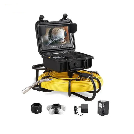 Rioolinspectiecamera – Afvoerinspectiecamera – Pijpinspectiecamera – Leidingcamera – Septic Camera – 9 Inch Kleurenscherm – 50m Kabel IP68 Waterdicht