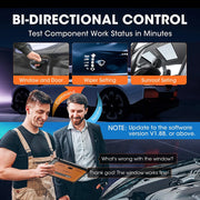 OBD2 Scanner - Diagnosecomputer - Storing Verwijderen - Volledige systeemdiagnose - Uitleesapparatuur Auto - Diagnose Auto - Autodiagnosetool - FCA SGW CAN FD en DoIP - Zwart