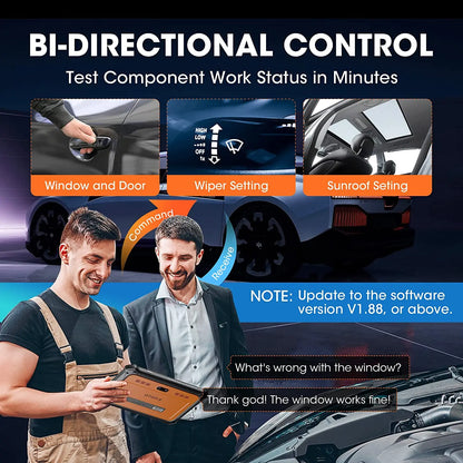 Auto Diagnosetool – Diagnose Scanner – Fehlercode Leser – ECU Programmeer Tool – Voertuig Diagnose Apparaat – Octa-Core Processor – 10,4 Inch Touchscreen