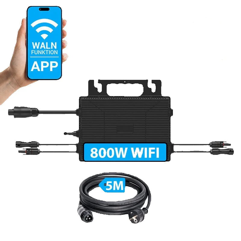 Zonne-omvormer – Hybride Omvormer – Zonne-energie Converter – Solar Inverter – 4 MPPT Trackers – Hoog Rendement – Weerbestendig IP67