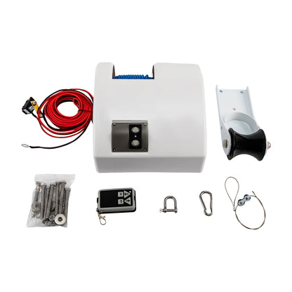 Elektrische Ankerlier – Bootlier – Ankerschroef – Ankerwinch – 12V Motor – 30 Meter Nylon Touw – Afstandsbediening