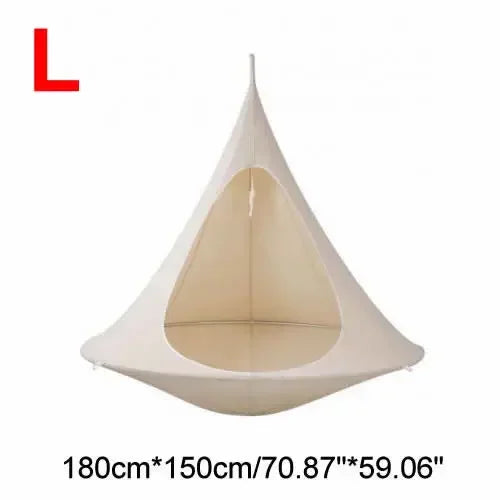 Schommelstoel – Hangstoel – Opvouwbare Stoel – Relaxstoel – Lichtgewicht – Ademend Stof – 180x150 Cm