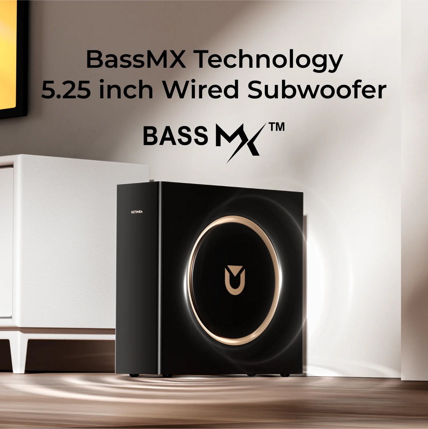 Soundbar – Speaker – Audio Systeem – Home Theater – Dolby Atmos Soundbar – 3.1.2 Kanaals Dolby Atmos – Krachtige 5.25” Houten Subwoofer
