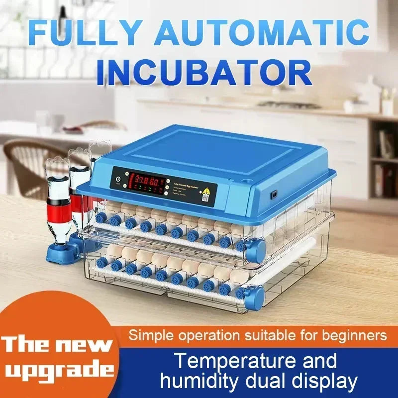 Broedmachine – Incubator – Eierbroedmachine – Broedkast – Uitbroedmachine – Automatische Wateraanvulling – Instelbare Temperatuur en Vochtigheid