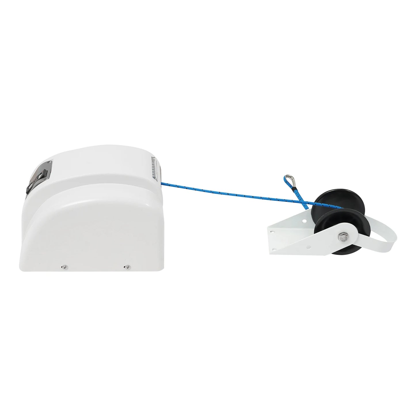 Elektrische Bootankerlier - Lier - Ankerschroef - Boot Anker - 12V - Draadloze Afstandsbediening – Maritiem Zoutwater Windlass Kit – Geschikt voor Ankers tot 45lb – Wit