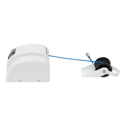 Elektrische Bootankerlier - Lier - Ankerschroef - Boot Anker - 12V - Draadloze Afstandsbediening – Maritiem Zoutwater Windlass Kit – Geschikt voor Ankers tot 45lb – Wit