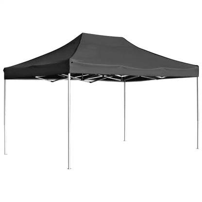 Tuinpaviljoen –  Partytent – Aluminium Vouwtent – Schaduwdoek – Markttent – Waterbestendig Dak – Lichtgewicht Frame – 3x3 Meter - Zwart