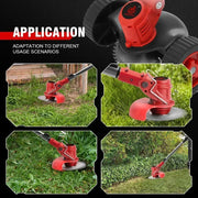 Elektrische grasmaaier - Grastrimmer - Accu Grasmaaier - Grastrimmer met Accu - Elektrische Grasmaaier - Snoerloze Grastrimmer - Opvouwbaar - Verstelbaar - Zonder Accu