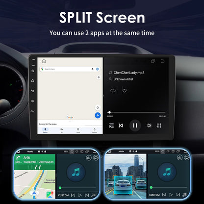 9-inch Android Car Radio – Autoradio – Multimedia Speler – Touchscreen Navigatie – Draadloos CarPlay – Android Auto – GPS Navigatie – 4GB RAM 128GB Opslag
