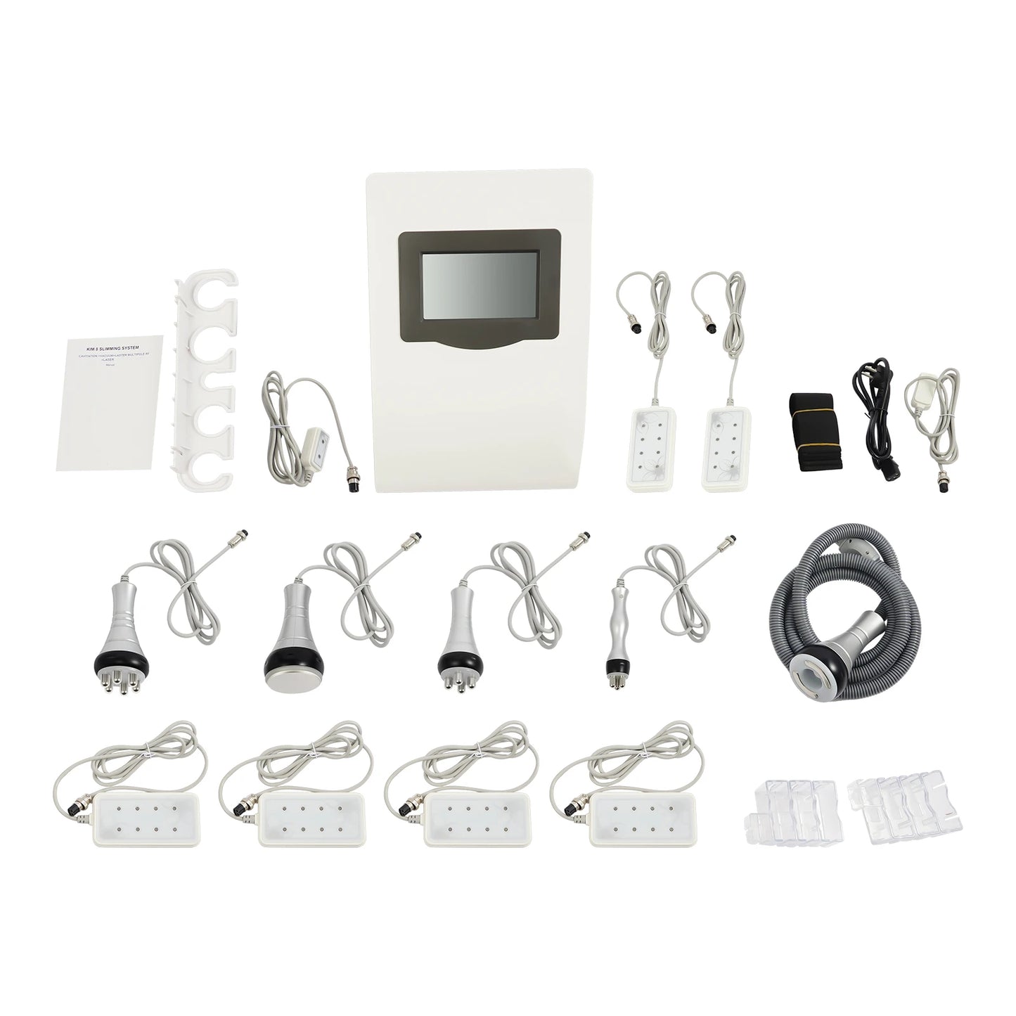 Multifunctioneel Huidverzorgingsapparaat – Lichaamsbehandelingsapparaat – Gezichtsverzorging – Radiofrequentie – Ultrasoon – 7-Inch Touchscreen – Roestvrij Staal