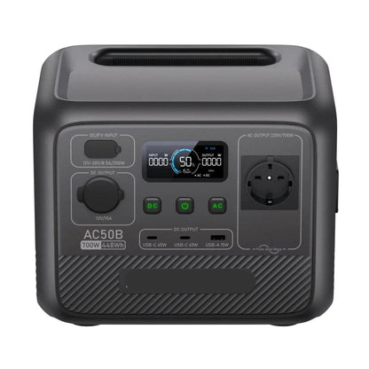 Powerstation – Draagbare Accu – Mobiele Stroomvoorziening – Back-up Batterij – 448Wh Capaciteit – 700W Output