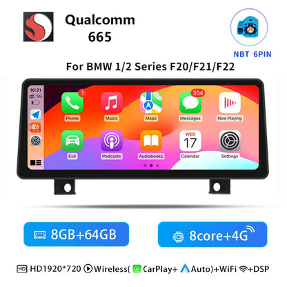 12,3 Inch Multimedia Systeem – Auto Infotainment – Navigatie Speler – Touchscreen Radio – Multimedia Speler – Android 14 – Draadloze CarPlay – 8GB RAM 64GB Opslag