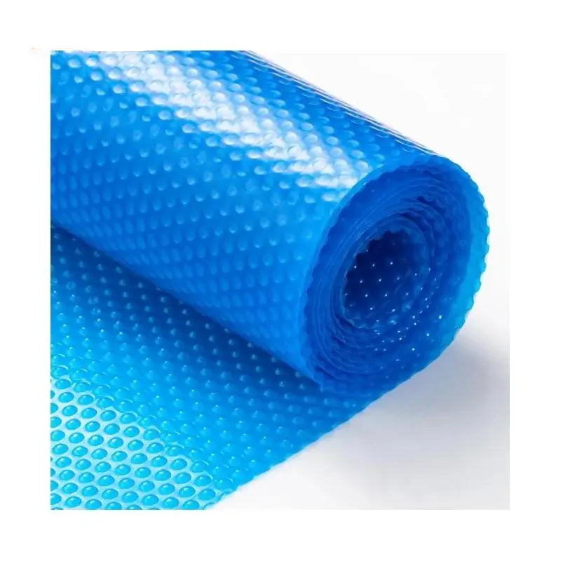 Solar Zwembadafdekking – Zwembadhoes – Warmtebeschermer – Afdekzeil – Bubbels – PE Materiaal – Voorkomt Verdamping - 40x20ft 12mil