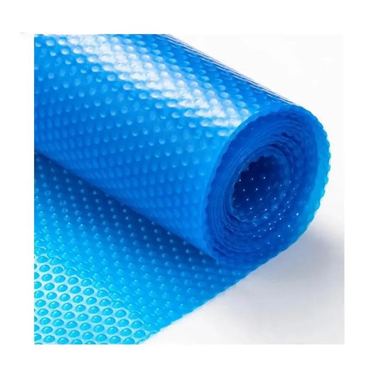 Solar Zwembadafdekking – Zwembadhoes – Warmtebeschermer – Afdekzeil – Bubbels – PE Materiaal – Voorkomt Verdamping - 40x20ft 12mil