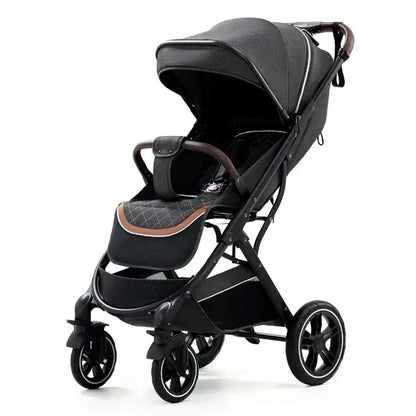Kinderwagen – Wandelwagen - Babywagen – Opvouwbaar - 3-in-1 - Multifunctioneel - Lichtgewicht - Comfortabel - Veilig – Schokabsorptie - Zwart