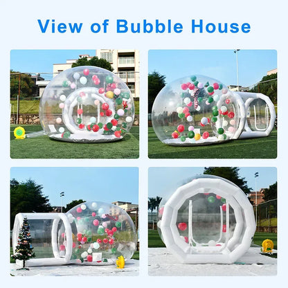 Opblaasbare Bubble Tent – Buitentent – Transparante Tent – Kampeertent – Tuinfeest Tent – 3 Meter Diameter – Waterbestendig PVC