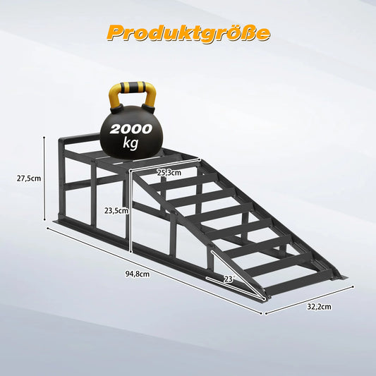 Hoogslaper Bedframe – Stapelbed – Halfhoogslaper – Kinderbed – Studentenbed – Metalen Frame – Veiligheidsladder – Verstelbaar Opbergkastje – 90x200 cm – Wit