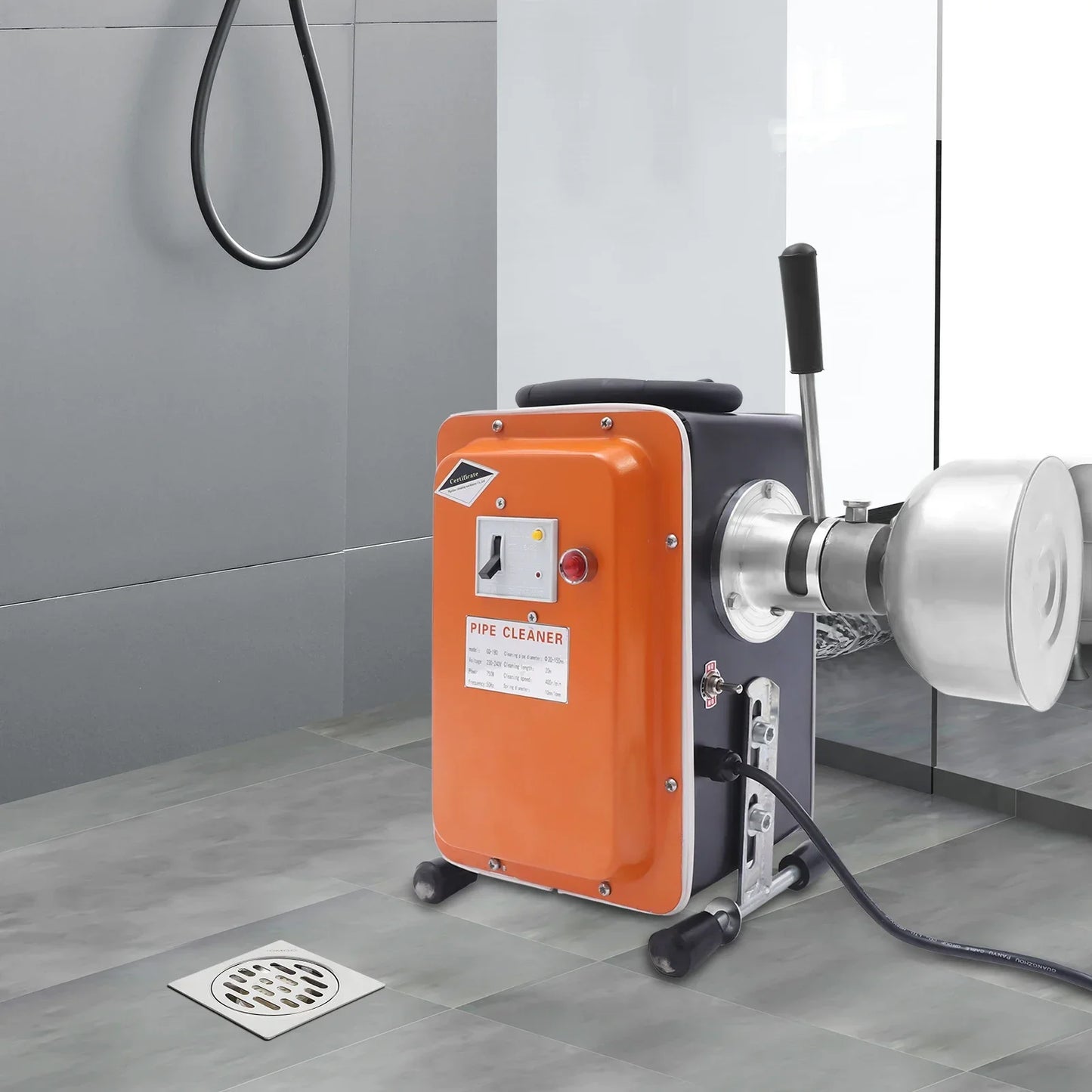 Ontstopper – Rioolontstopper – Gootsteenontstopper – Toiletontstopper – Plopper – 750W Krachtige Motor – Robuust IJzer Ontwerp