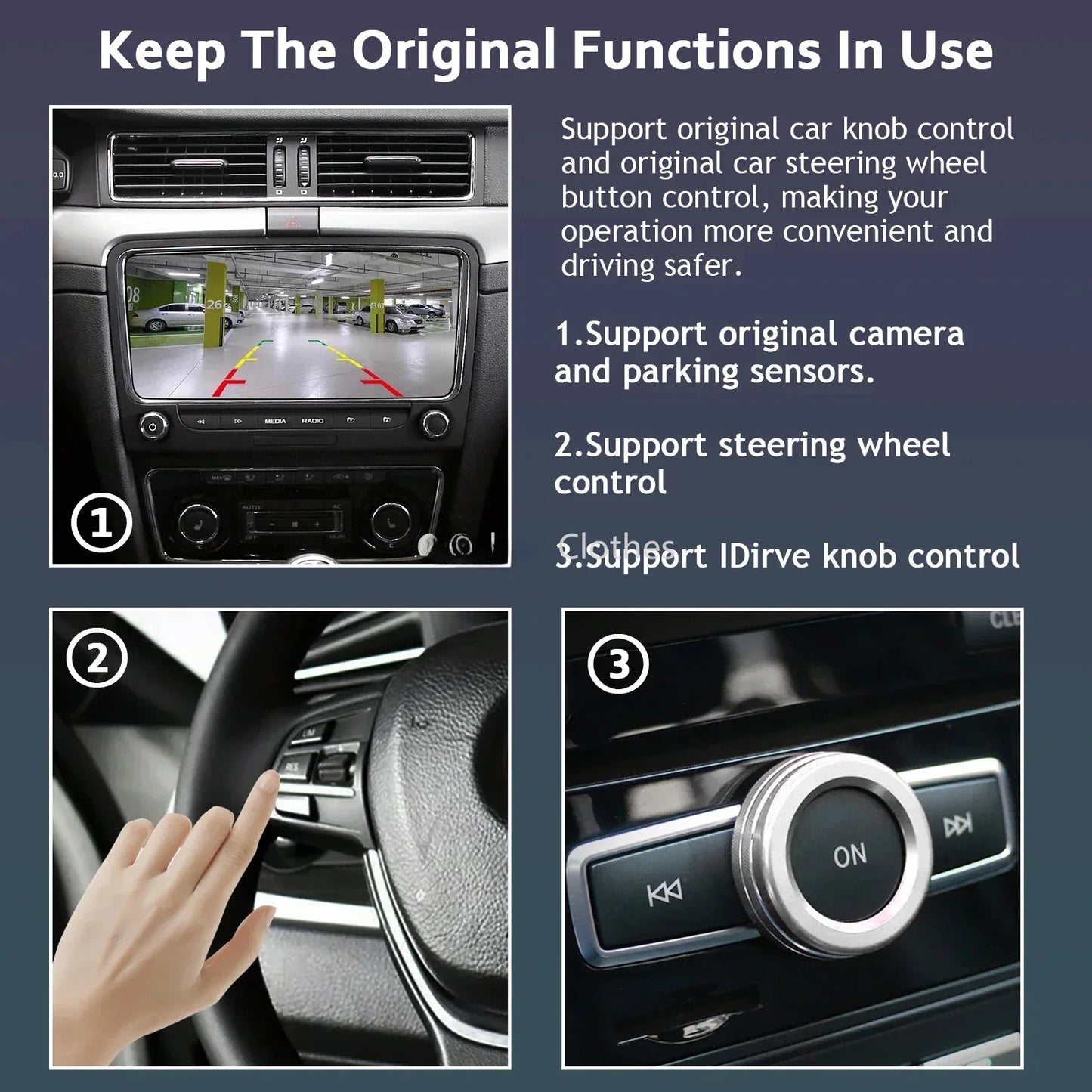 Carplay Module – Carplay Dongle – Android Auto Adapter – Draadloos Carplay – Apple Carplay – Draadloze Connectiviteit – Ondersteuning Achteruitrijcamera