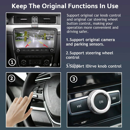 Carplay Module – Carplay Dongle – Android Auto Adapter – Draadloos Carplay – Apple Carplay – Draadloze Connectiviteit – Ondersteuning Achteruitrijcamera
