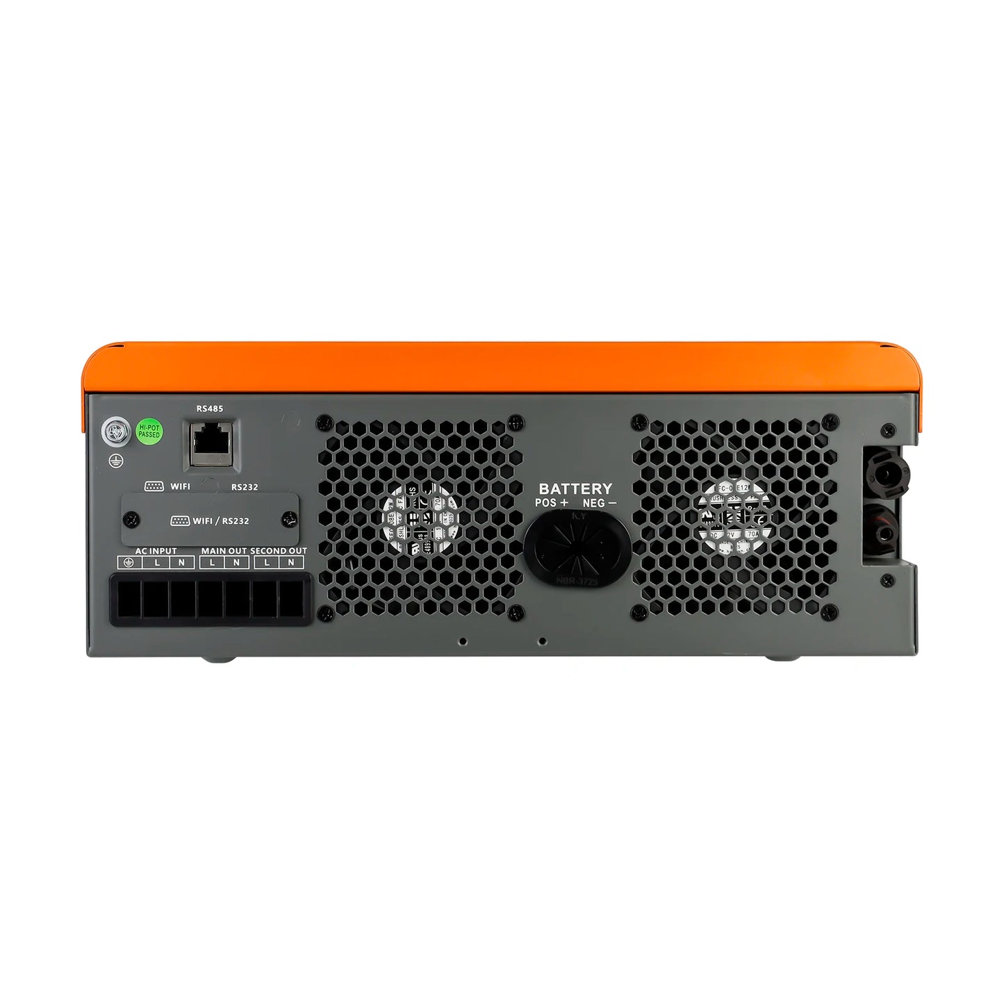 Hybride Zonnestroom Omvormer 48V – Solar Inverter – Zonne-energie Omvormer – Off-grid Converter – MPPT Omvormer – Regular Version 220-240V – 6,2 kW Maximaal Vermogen – Duale AC-uitgangen