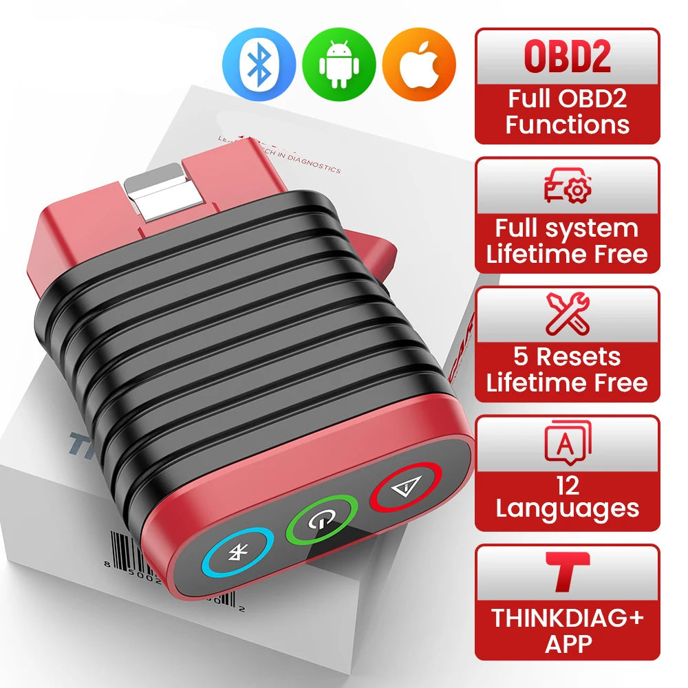 Thinkcar - OBD2 Scanner - Diagnosecomputer - Storing Verwijderen - Uitleesapparatuur Auto - Diagnose Auto - Diagnose apparatuur voor auto's - Volledige systeemdiagnose - Auto Accessoires