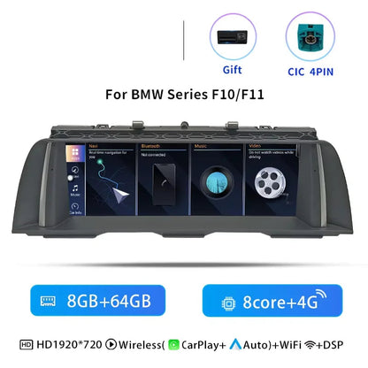 Autoradio – Car Multimedia Speler – Auto Stereo – Navigatiesysteem – Draadloos CarPlay – 10,25 Inch HD Scherm – 8-Core Android 14 Processor - QUORE