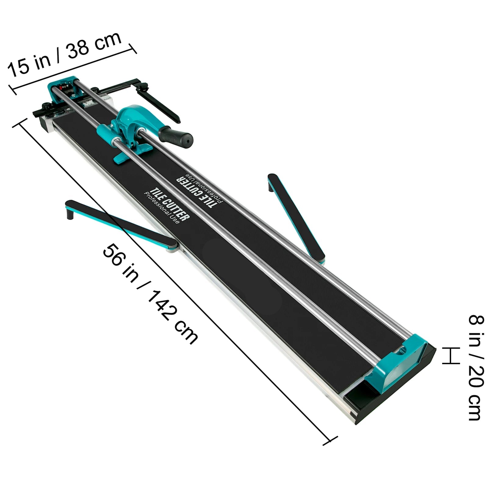 Tegelsnijder - Tegelsnijmachine - Infrarood Laser Positionering - 1200MM – 48 Inch - 56x8x15inch - Hoogprecisie Snijmachine - voor Keramische - en Porseleinen Tegels - QUORE