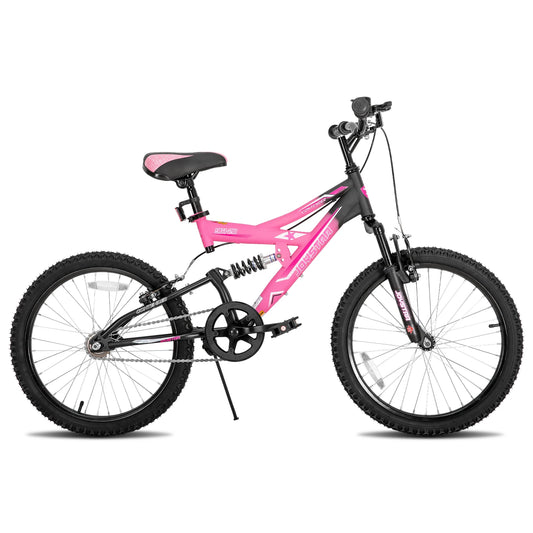 JOYSTAR 20 Inch Kids' Bike for Kids Ages 5-13 Years Old, Dual-Suspension Kids Mountain Bike - QUORE