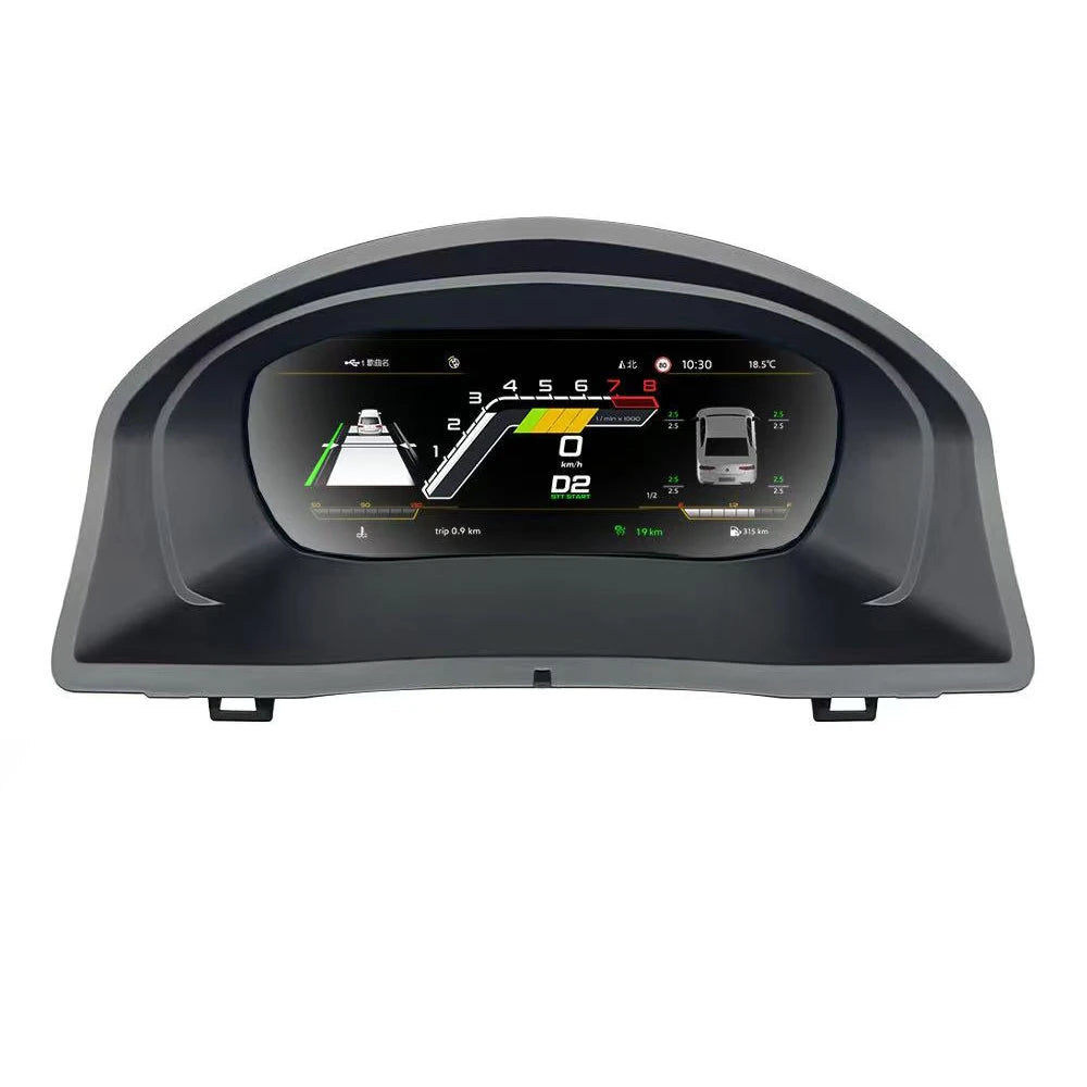 Dashboard Display – Digitaal Instrumentenpaneel – Auto Display – Head-Up Display – Virtueel Dashboard – 10,25 Inch HD IPS Scherm – Snelle Linux Systeemstart