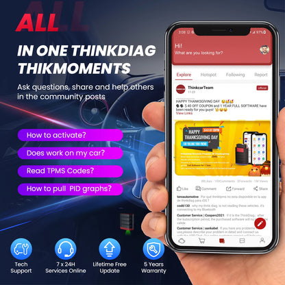 OBD Scanner - OBD2 - Auto Scanner - Auto uitlezen - Diagnose Apparatuur voor Auto's - OBD2 Auto Foutcode Lezer - Bluetooth Diagnose Tool - ECU Scanner - Check Engine Reset - OBD App Ondersteund - Universele Auto Scanner - QUORE