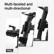 Fietsstandaard - Fiets Montagestandaard - Fietslift - Framemontage - Anti-kras Armdesign - Stabiel - Lichtgewicht - Belastbaar tot 40 kg - Koolstofstaal - 26 x 22 x 12 cm - Zwart