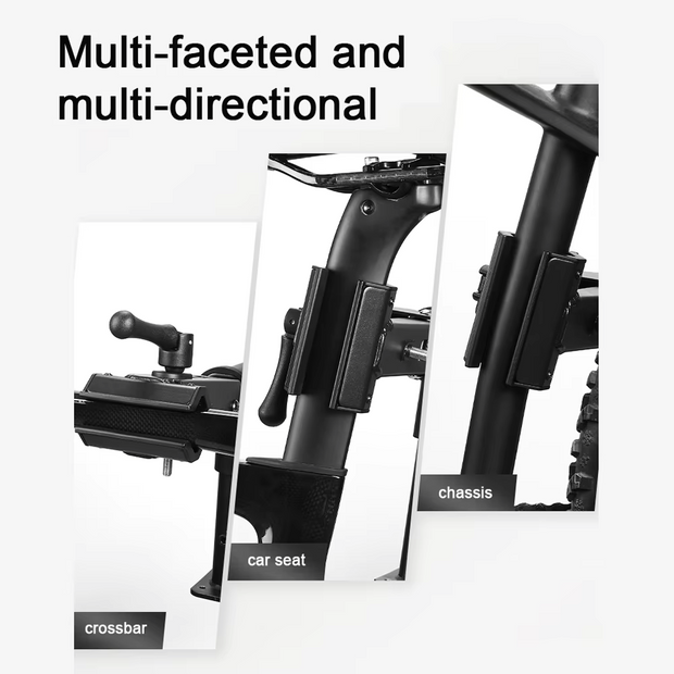 Fietsstandaard - Fiets Montagestandaard - Fietslift - Framemontage - Anti-kras Armdesign - Stabiel - Lichtgewicht - Belastbaar tot 40 kg - Koolstofstaal - 26 x 22 x 12 cm - Zwart